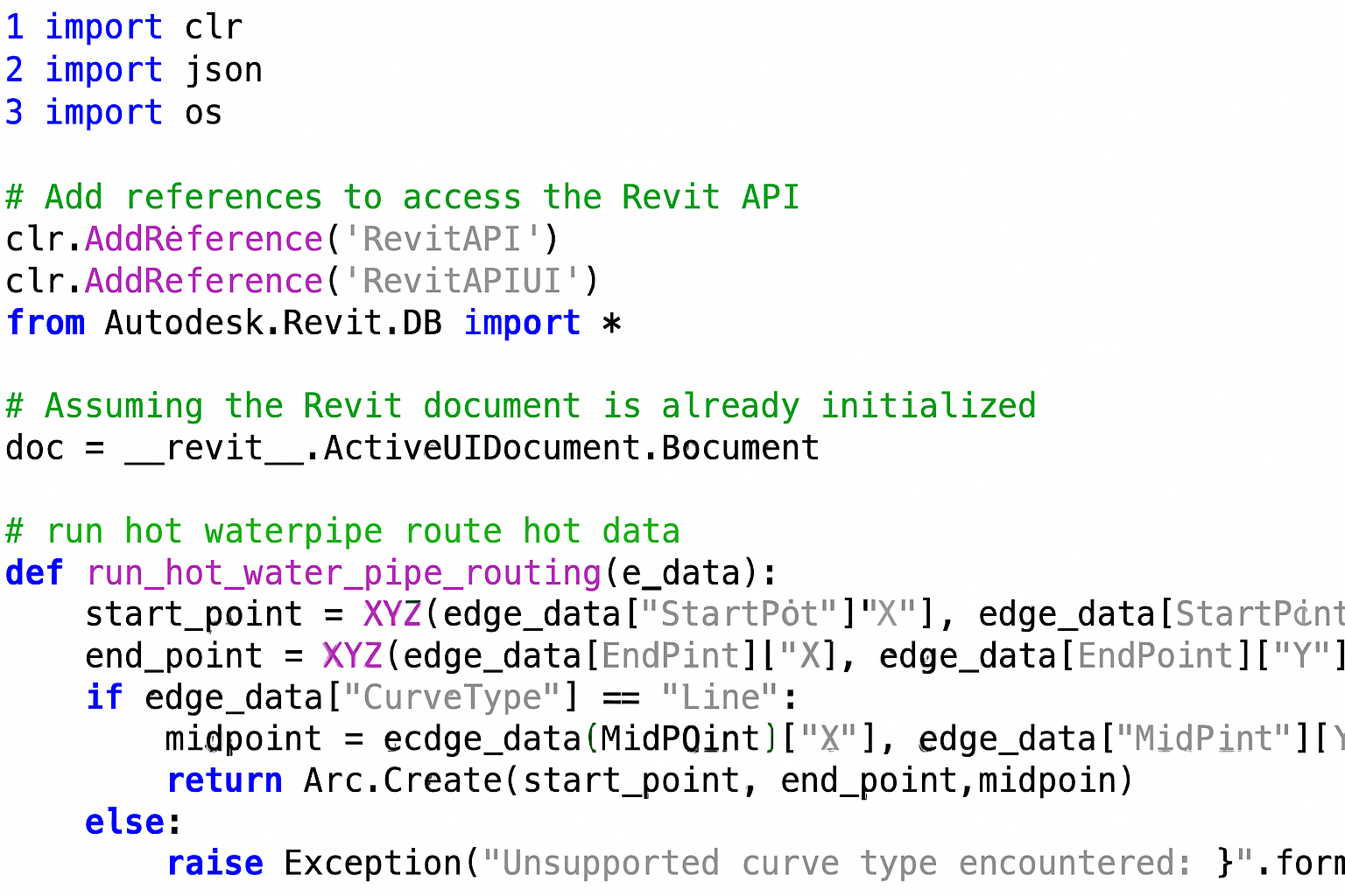 C# code example for Rhino plugin development